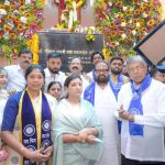 पुण्यात डॉ. बाबासाहेब आंबेडकर जयंतीनिमित्त भव्य अभिवादन सोहळा:राजकीय, सामाजिक, प्रशासकीय मान्यवरांनी महामानवाला वाहिली आदरांजली