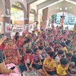 पिंपळगाव हरेश्वर येथे खेळ जत्रेसह गोष्टींचे वाचन:‘पोषण पंधरवडा’ उपक्रमांतर्गत मेळावा उत्साहात, प्रात्यक्षिकातून वाढवला उत्साह‎