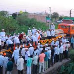 अवधूत महाराजांचे झेंडे 300 किलोमीटरची यात्रा पूर्ण करून परतले:कौंडण्यपूर येथे झेंडा जीर्णोद्धार पथयात्रेचा भक्तिमय वातावरणात समारोप