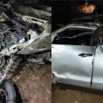 चहा घेऊन येणाऱ्या 4 तरुणांवर काळाचा घाला:भरधाव वेगातील कार झाडाला धडकली, अमरावती – अकोला महामार्गावर रात्री घडली घटना