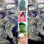 ट्रक-जीपचा अपघात; नवविवाहीत दाम्पत्यासह चाैघांचा मृत्यू:7 जखमी, गोंधळावरून परतताना सिन्नरच्या पंचाळे शिवारात घडला अपघात