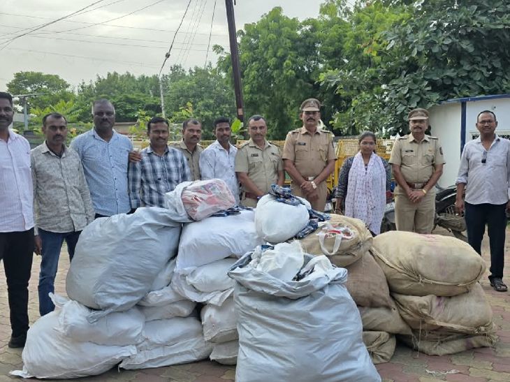 हिंगोलीत पोलिसांचा घरावर छापा:4.71 लाखांचा गुटखा-पानमसाला जप्त, शहर पोलिस ठाण्यात गुन्हा दाखल