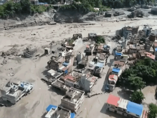 Nepal-Tibet Border Landslide & Flood Disaster