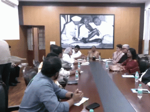 India Block Mock Parliament Delhi; Kharge, Rahul Gandhi, Meira Kumar