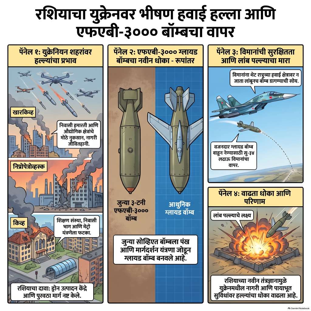 मेट्रो, शाळा आणि निवासी इमारतींवर थेट प्रहार; चिमुकल्यासह अनेक नागरिक जखमी!   – VastavNEWSLive.com