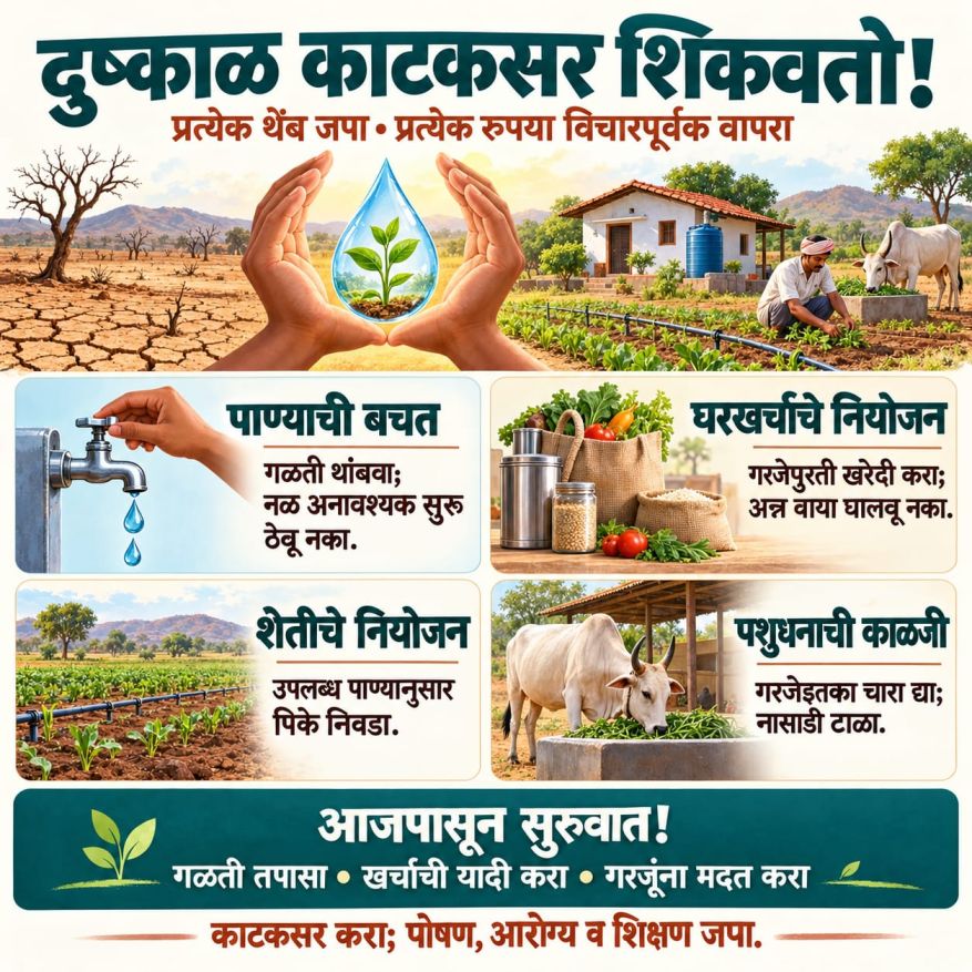 पाण्याचा अपव्यय टाळा, काटेकोर नियोजन करा – VastavNEWSLive.com